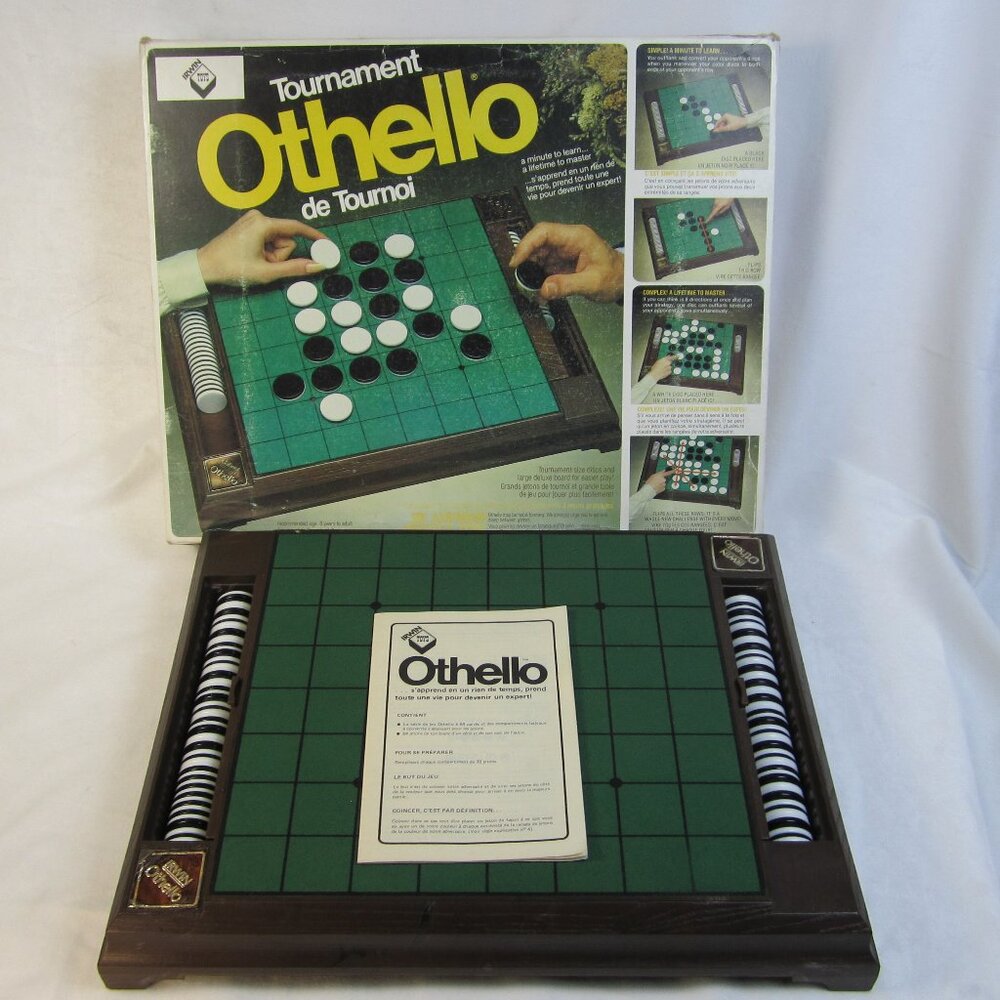 Vintage Tournament Othello 1977 Deluxe Large Board - Used - Complete